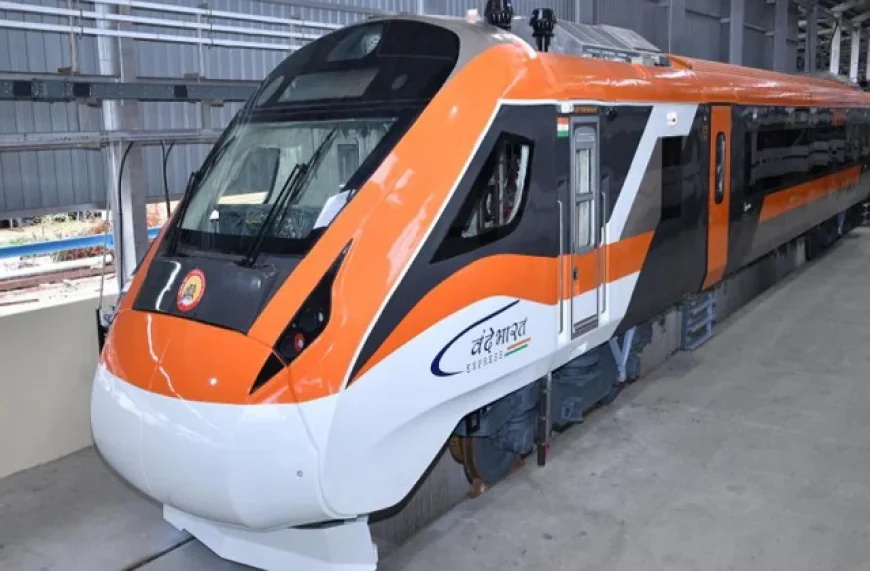 अहमदाबाद–उदयपुर के बीच नई वंदे भारत एक्सप्रेस शुरू 4 घंटे में पूरा होगा सफर, यात्रियों को मिलेंगी आधुनिक सुविधाएं.