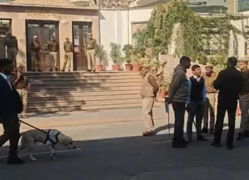 राजस्थान हाईकोर्ट को फिर मिली बम से उड़ाने की धमकी: दोपहर 1:30 बजे 18 बम ब्लास्ट का दावा, जांच में कुछ नहीं मिला; इस महीने 5वीं बार धमकी