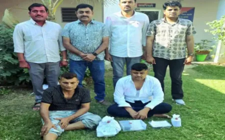 बाड़मेर में होली के बहाने घर लौटे दो इनामी हिस्ट्रीशीटर गिरफ्तार: पिस्तौल, 55 कारतूस, 427 ग्राम अफीम का दूध, 10.76 लाख कैश और दो लग्जरी SUV जब्त