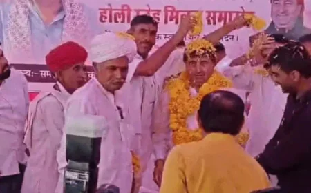 मंत्री विश्नोई ने बुजुर्गों-युवाओं संग लगाए ठुमके, गमछा घुमाया: बोले- बालोतरा जिले में शामिल होने की खुशी, भजनलाल सरकार की घोषणाओं से भी उत्साह