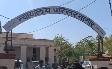 नागौर कोर्ट में सनसनी: ईमेल से मिली 14 साइनाइड बम ब्लास्ट की धमकी, परिसर खाली करवाया, जांच जारी