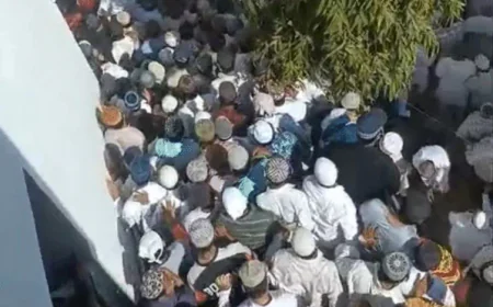 जयपुर में जुमे की नमाज के दौरान फिरदौस मस्जिद की बालकनी दीवार गिरी: 19 लोग मलबे में दबे, 8 की हालत गंभीर, मस्जिद में करीब 1000 लोग मौजूद थे