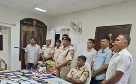 सीकर पुलिस का कमाल: 45 दिनों में 503 गुम मोबाइल बरामद, 1.20 करोड़ की वैल्यू! CEIR पोर्टल से रिकॉर्ड सफलता, मालिकों को सौंपे फोन"