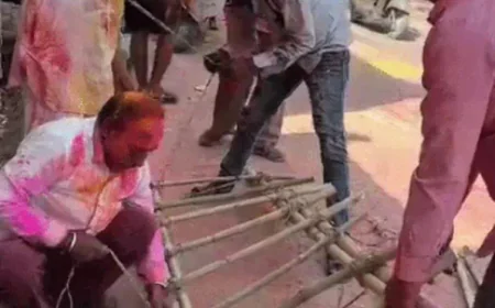 भीलवाड़ा में 428 साल पुरानी अनोखी परंपरा: 'मुर्दे की सवारी' – अर्थी पर लेटेगा जिंदा युवक, शव यात्रा में हंसी-ठिठोली और गुलाल की बौछार