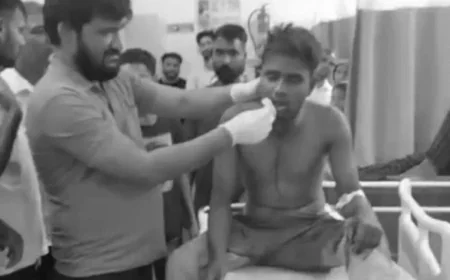 सिरोही के बसंतगढ़ में लेपर्ड का खौफनाक हमला: युवक पुनाराम की गर्दन जबड़े में दबोचकर घसीटा, गंभीर हालत में उदयपुर रेफर