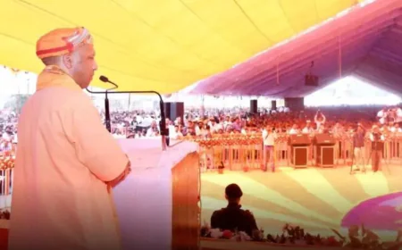 योगी बोले- खिलजी खानदान को जानने वाला कोई नहीं: प्रताप-पद्मिनी की वंशावली हमारे सामने, चित्तौड़गढ़ दुर्ग भारत की अस्मिता का प्रहरी