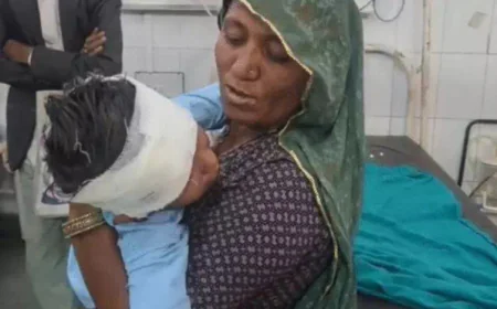 बाड़मेर के सरकारी स्कूल में पंखा गिरने से दो छोटे छात्र घायल, परिजनों ने टीचर्स की लापरवाही का लगाया आरोप