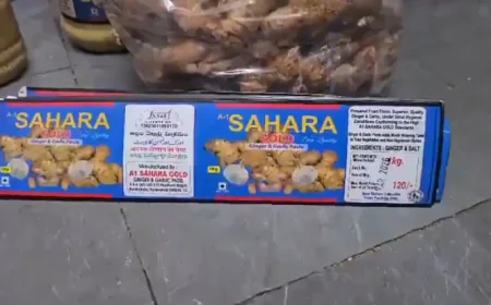 हैदराबाद में मिलावटी खाद्य पदार्थों का बड़ा खुलासा: खतरनाक केमिकल से बन रहा था अदरक-लहसुन पेस्ट