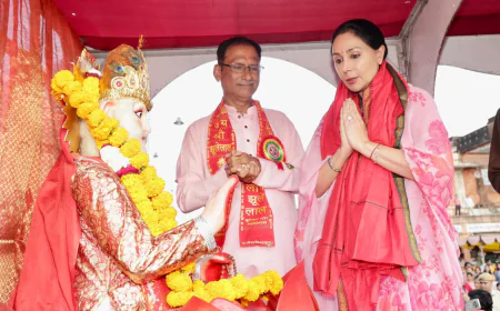 उपमुख्यमंत्री दिया कुमारी ने जयपुर में भगवान झूलेलाल जयंती की भव्य शोभायात्रा में लिया भाग, एकता और सद्भाव का दिया संदेश