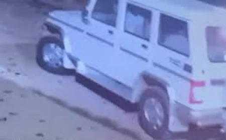 सीकर के खाटूश्यामजी अस्पताल से बोलेरो चोरी, CCTV में कैद नकाबपोश चोर