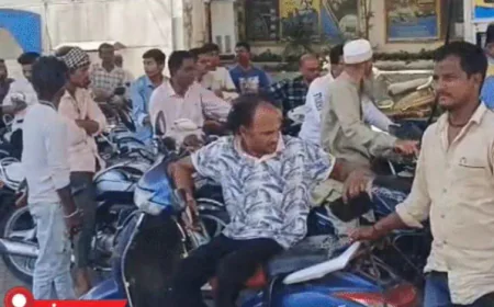 पेट्रोल खत्म होने की अफवाह से राजस्थान में हड़कंप: पंपों पर उमड़ी भीड़, कई जगह लंबी कतारें लगीं; प्रशासन ने कहा - कोई कमी नहीं, अगले तीन महीने का पर्याप्त स्टॉक उपलब्ध