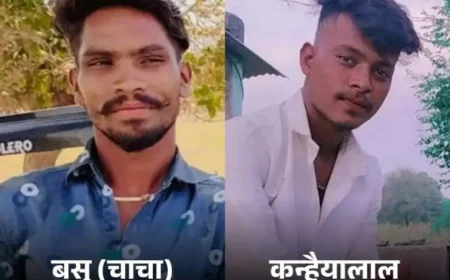 कंटेनर-बोलेरो की भीषण टक्कर में चाचा-भतीजे की दर्दनाक मौत: बोलेरो के परखच्चे उड़ गए, आधे घंटे तक गाड़ी में फंसे रहे चिल्लाते