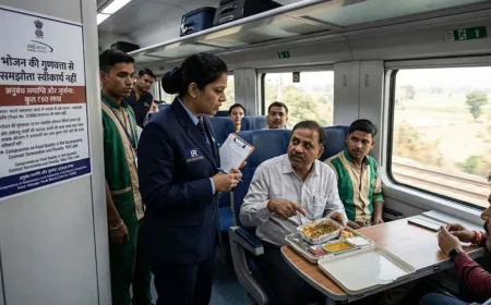 वंदे भारत में सड़ा खाना परोसा! एक शिकायत पर रेलवे का बड़ा एक्शन—60 लाख का जुर्माना, वेंडर का कॉन्ट्रैक्ट रद्द