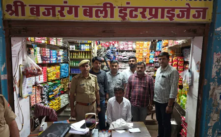 बाड़मेर में दुकान की आड़ में अफीम बेचने वाला गिरफ्तार: ANTF और पुलिस की संयुक्त कार्रवाई में 690 ग्राम बरामद