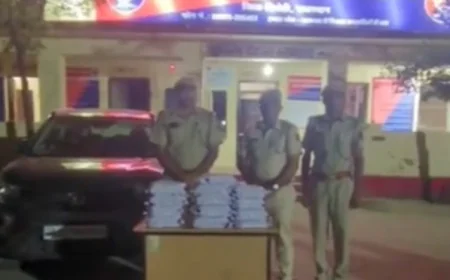 गुजरात के तीन ज्वेलर्स 6 किलो 319 ग्राम सोने की ज्वेलरी के साथ रेवदर में पकड़े गए