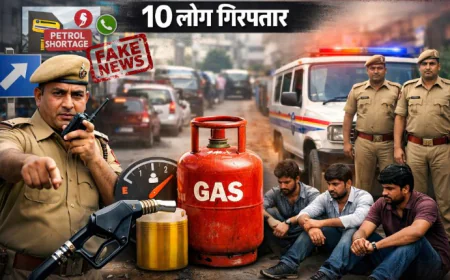 भीलवाड़ा में अफवाह फैलाने वालों पर पुलिस का शिकंजा, गैस-पेट्रोल को लेकर भ्रामक पोस्ट करने वाले 10 लोग गिरफ्तार