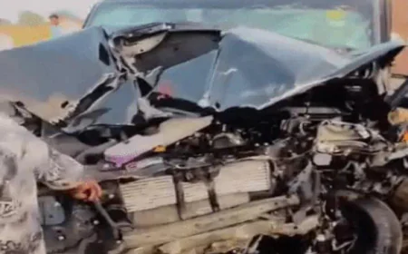 हनुमानगढ़ में भीषण सड़क हादसा: स्कॉर्पियो और क्रूजर की आमने-सामने भिड़ंत में 3 महिलाओं की मौत, 22 घायल