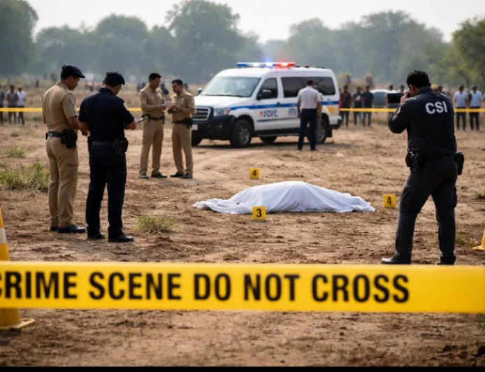 नीमकाथाना में खाली प्लॉट में युवक का शव मिला: सिद्धू मूसेवाला और शिव मंत्र के टैटू से पहचान की कोशिश, नशे के इंजेक्शन भी बरामद