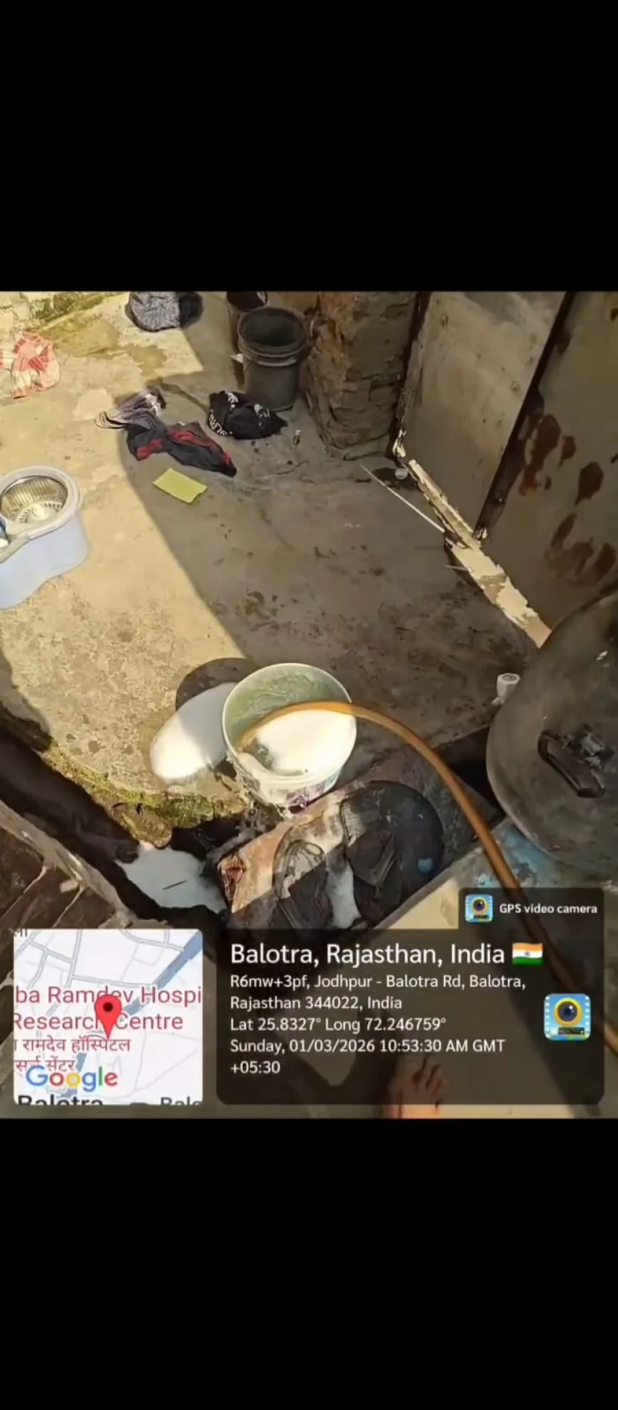 बालोतरा में नलों से बदबूदार पानी: विभाग की लापरवाही पर उठे सवाल, स्वास्थ्य संकट गहराया