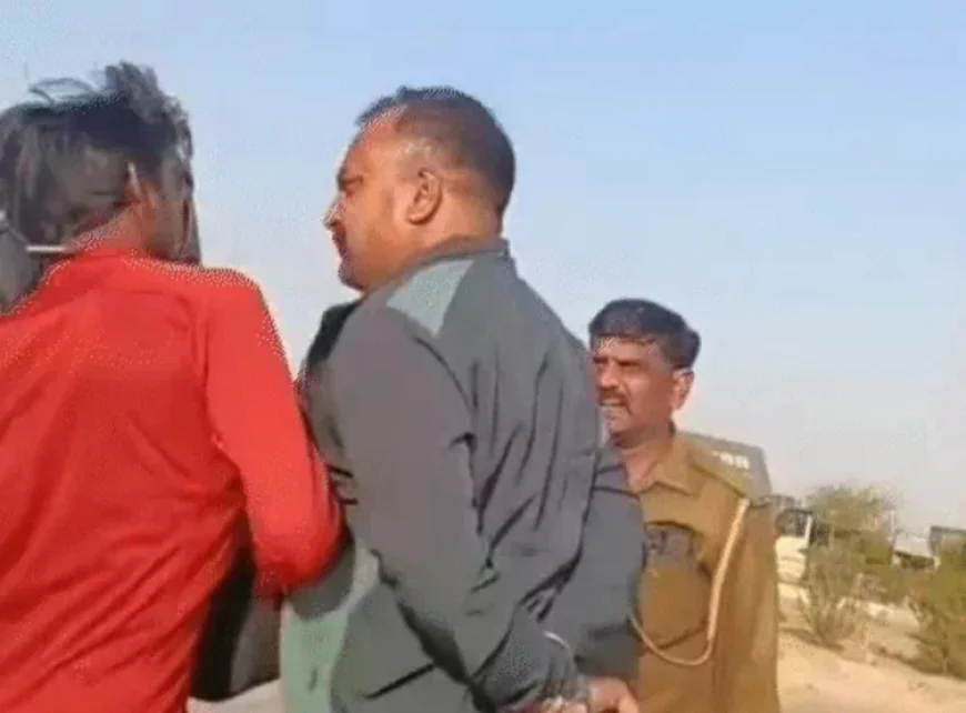 आरटीओ इंस्पेक्टर की दबंगई: ट्रक ड्राइवर को सिर से मारा, आंख फोड़ी, वीडियो वायरल होने पर सस्पेंड