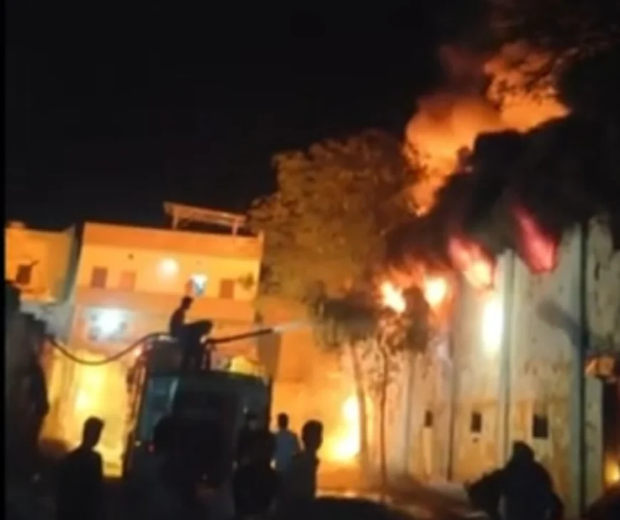 बीकानेर के देशनोक में एफसीआई गोदाम में भीषण आग: 11.55 लाख किलो मूंगफली जलकर राख, 33 हजार बोरियां प्रभावित, करोड़ों का नुकसान