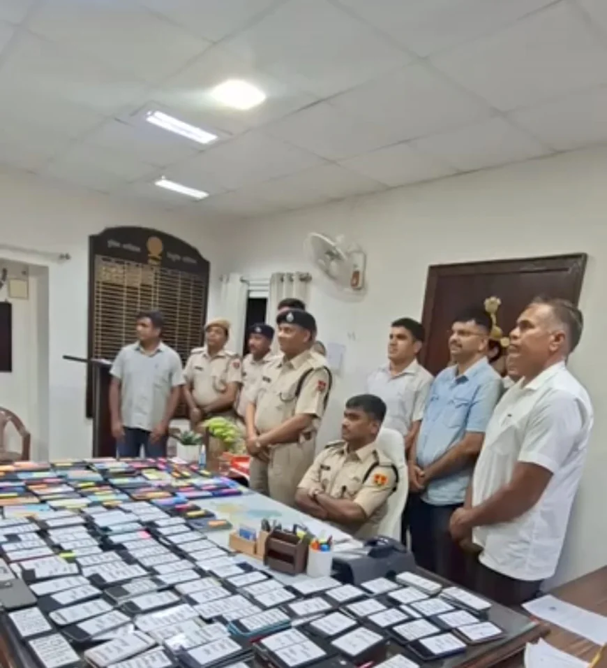 सीकर पुलिस का कमाल: 45 दिनों में 503 गुम मोबाइल बरामद, 1.20 करोड़ की वैल्यू! CEIR पोर्टल से रिकॉर्ड सफलता, मालिकों को सौंपे फोन"