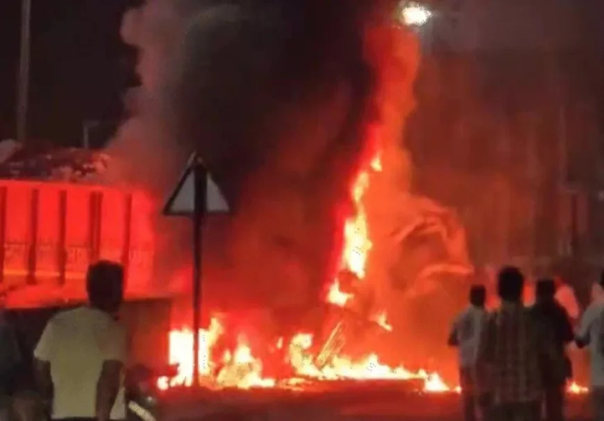 सिरोही में भीषण सड़क हादसा: दो ट्रॉलों की जोरदार भिड़ंत में एक युवक जिंदा जलकर खाक, दूसरा गंभीर रूप से झुलसा