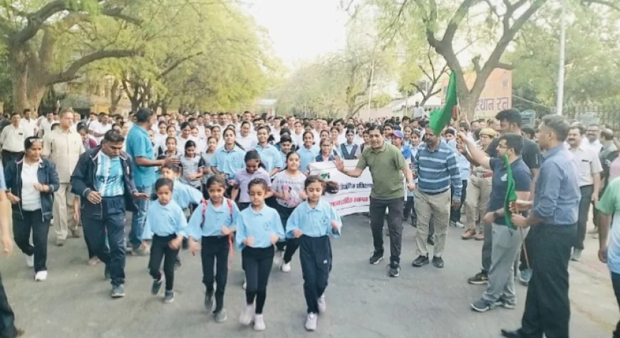 राजस्थान दिवस पर जोधपुर में “विकसित राजस्थान रन”, युवाओं और विद्यार्थियों ने दौड़कर दिया विकास का संदेश..