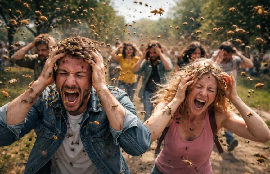 नागौर के मारवाड़ मूंडवा में मधुमक्खियों के हमले में 14 लोग घायल, दो की हालत गंभीर; अगरबत्ती के धुएं से भड़कीं मधुमक्खियां, PPE किट पहनकर बचाया गया