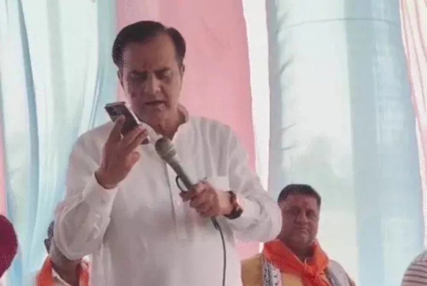 पूर्व बीजेपी सांसद सुखबीर सिंह जौनापुरिया ने कार्यकर्ता संवाद में पीएम मोदी का ऑडियो बजाया: बोले- मेरी बात पर प्रधानमंत्री ने लगाई मुहर; कंबल विवाद पर कांग्रेस को दिया पलटवार