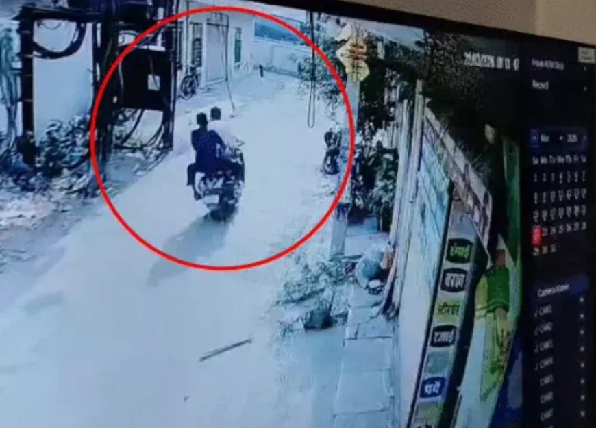 गैस किल्लत के बीच जयपुर में सिलेंडर चोरी; भागते समय फिसली स्कूटी, लोगों ने दौड़ाकर पकड़ा आरोपी