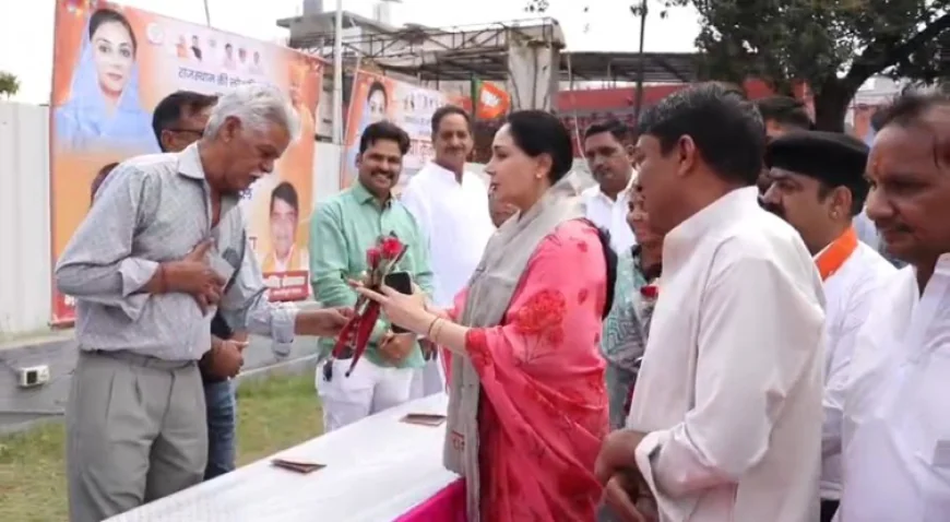 जनसंवाद और विकास को नई दिशा: उपमुख्यमंत्री दिया कुमारी ने वार्ड 18-15 में रखी विकास कार्यों की नींव