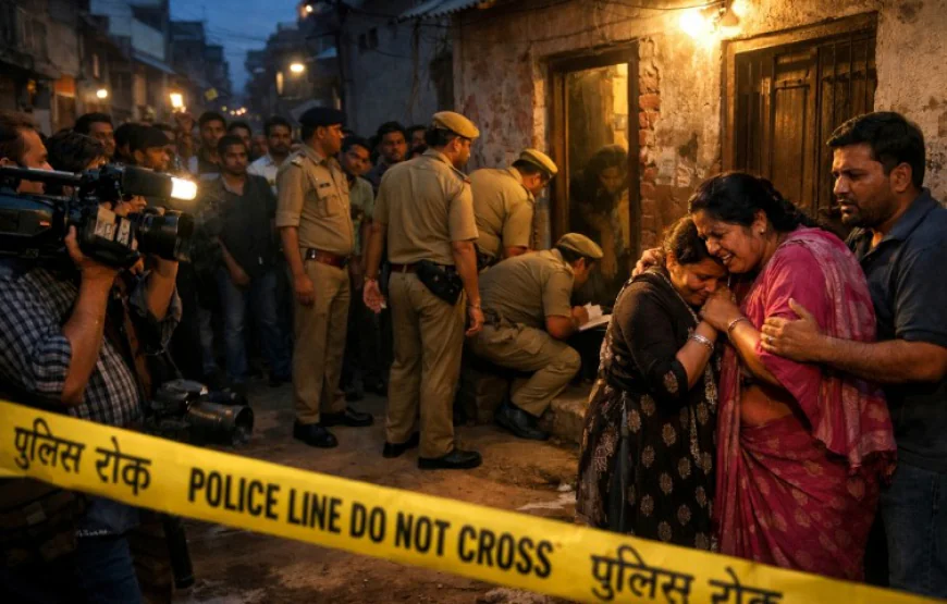 आगरा में दरिंदगी की सनसनीखेज घटना: 8 वर्षीय मासूम प्रज्ञा की बेरहमी से हत्या, शव आटे के ड्रम में छिपाया