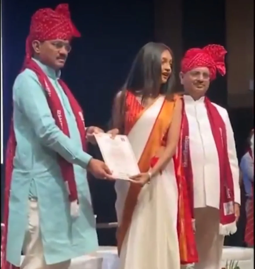 हरिदेव जोशी पत्रकारिता यूनिवर्सिटी के दीक्षांत समारोह में क्यों हुआ बवाल? सारा इस्माइल ने खुद बताई वजह!