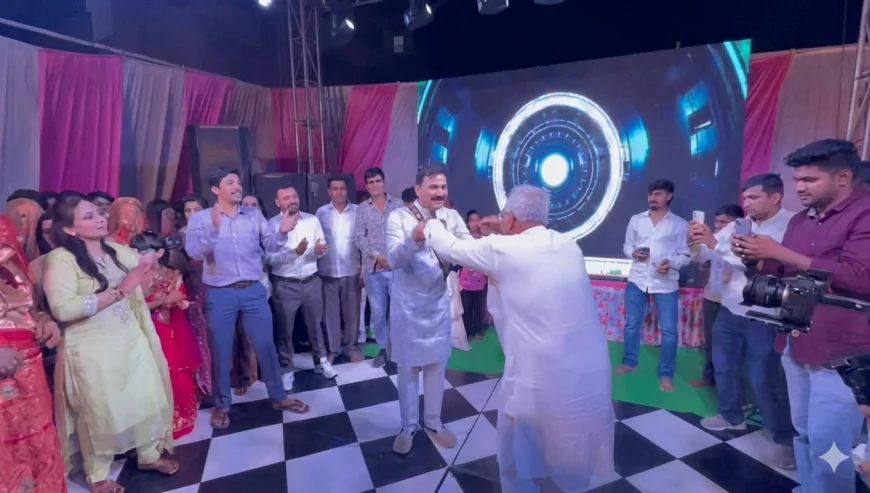 IPS KK Bishnoi Wedding: हल्दी में मस्ती, ‘पापा कहते हैं’ गाने पर पिता-बेटे की जोड़ी ने लूटी महफिल