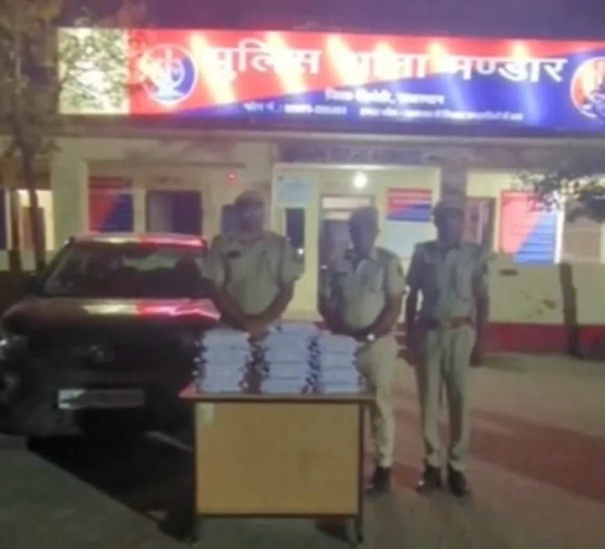 गुजरात के तीन ज्वेलर्स 6 किलो 319 ग्राम सोने की ज्वेलरी के साथ रेवदर में पकड़े गए