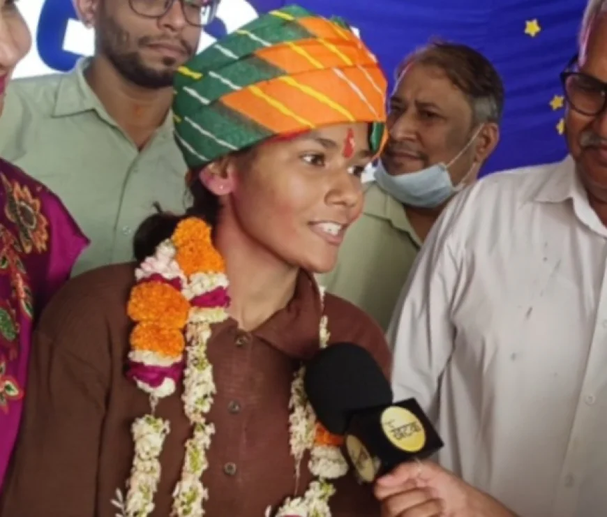 मेहनत का ऐसा फल… 12वीं के रिजल्ट में राज्य में तीसरा स्थान प्राप्त करने वाली जोधपुर की बेटी को स्कूल देगा 5 लाख की कार...