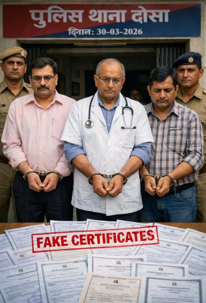 दौसा सिलिकोसिस घोटाला: 2 सरकारी डॉक्टर और एक रेडियोग्राफर गिरफ्तार, फर्जी प्रमाण पत्र जारी कर ठगे 12.39 करोड़ रुपये