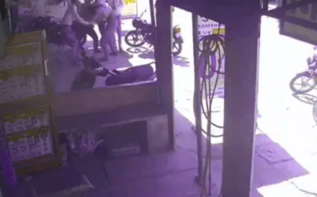 अजमेर में दुकानदार पर धारदार हथियार से हमला, CCTV में कैद वारदात; 13 टांके लगे, पीड़ित ने रिश्तेदार पर लगाए आरोप