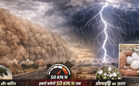 राजस्थान में मौसम का डबल अटैक! 3-4 और 7-8 अप्रैल को फिर बदलेगा मिजाज!