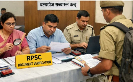 RPSC पहली बार रिजल्ट से पहले जांचेगी अभ्यर्थियों के डॉक्यूमेंट्स: डिप्टी कमांडेंट भर्ती में बिना योग्यता वाले फॉर्म भरने की वजह से 255 कैंडिडेट्स को बुलाया