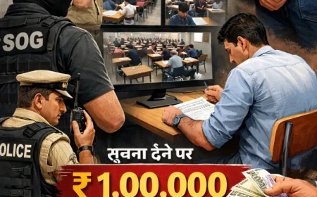 राजस्थान SI भर्ती परीक्षा-2025 को लेकर एसओजी अलर्ट: फर्जीवाड़ा और नकल रोकने के लिए सख्त निगरानी, सूचना देने पर 1 लाख रुपए का इनाम