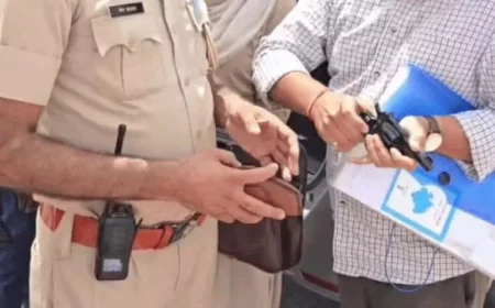 बाड़मेर में A कैटेगरी की हथियारबंद नाकाबंदी, सख्त चैकिंग में लाइसेंसी बंदूक मिलने पर जांच के बाद छोड़ा