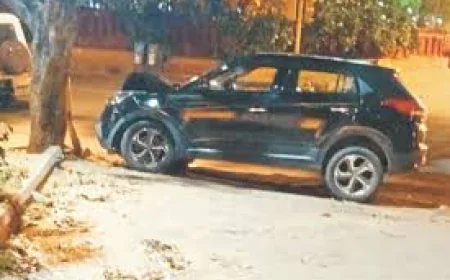 जयपुर में आधी रात को विधानसभा के सामने क्या हुआ? विधायक हरीश चौधरी की बेटी की कार के उड़े परखच्चे, जानें पूरा मामला!