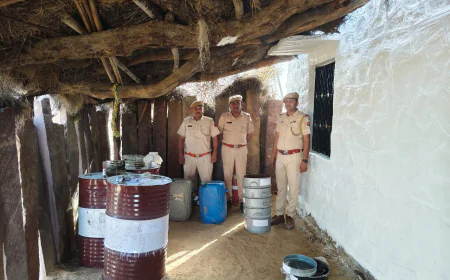 अवैध एमडीएमए फैक्ट्री का भंडाफोड़: ‘ऑपरेशन विभाजन’ के तहत बड़ी कार्रवाई, पिता-पुत्र गिरफ्तार