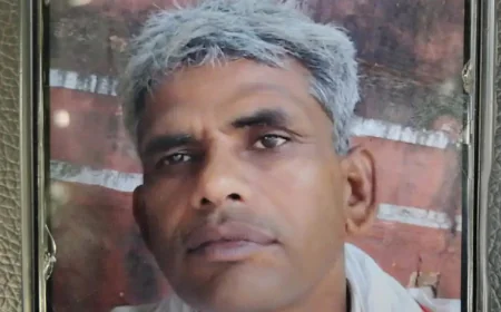 निजी स्कूल बस अनियंत्रित होकर पलटी, सरकारी स्कूल के हेडमास्टर भूरी सिंह मीना की मौके पर मौत