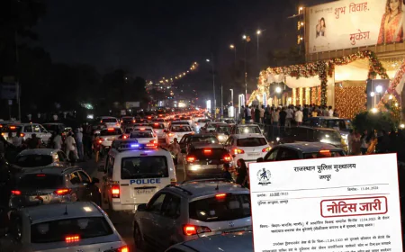 “VIP शादी में ऐसा क्या हुआ कि थम गई शहर की रफ्तार? जाम में फंसे खुद पुलिस के बड़े अधिकारी”