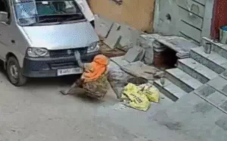 घर के बाहर सांस लेने बैठी 63 वर्षीय बुजुर्ग महिला को वैन ने 15 फीट तक घसीटकर कुचला, मौके पर मौत