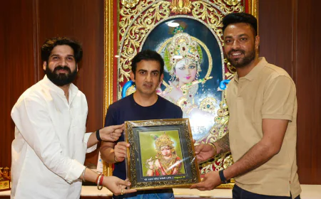 गौतम गंभीर पहुंचे खाटूश्यामजी: “जब भी बाबा बुलाते हैं, मैं चला आता हूं”