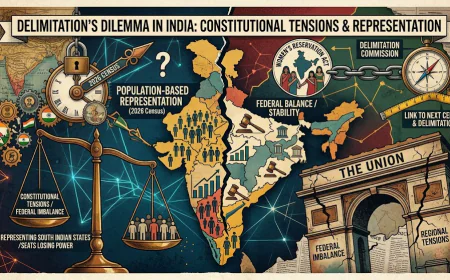 Delimitation’s Dilemma in India: Constitutional Tensions, Population-Based Representation, Women’s Reservation Link, and the Growing Federal Imbalance Ahead of the 2026 Census Debate